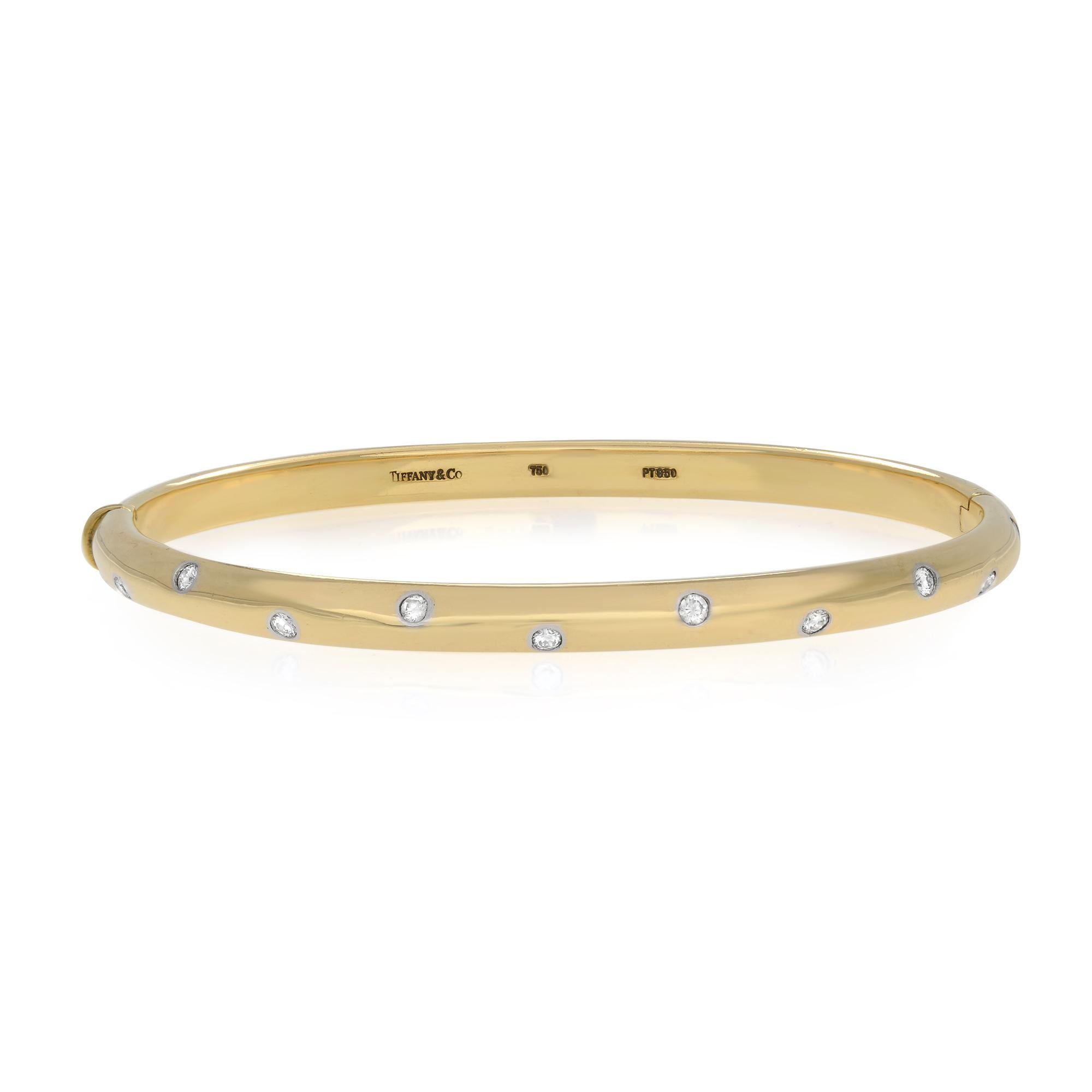 Tiffany and Co. Etoile Diamond Bangle 