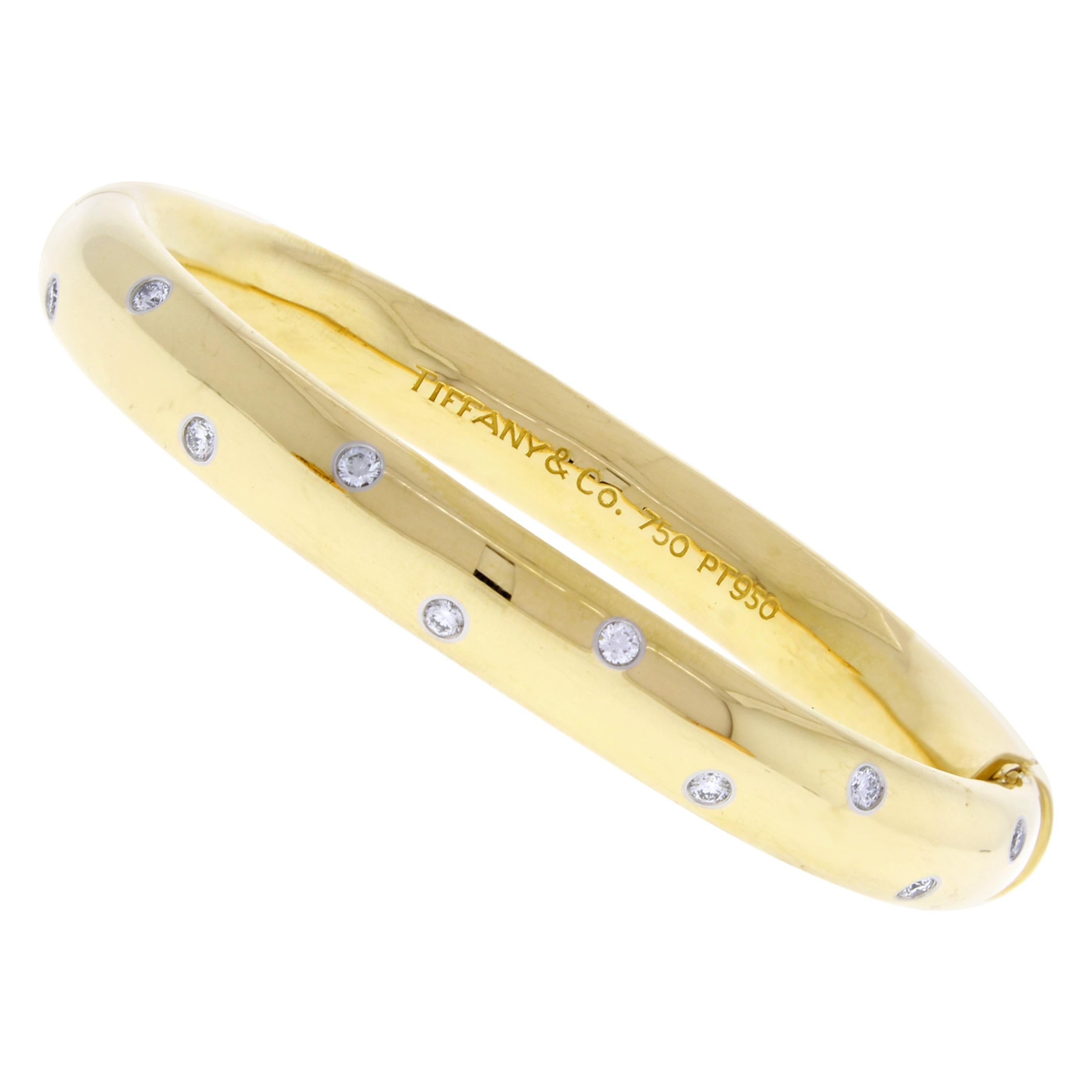 Tiffany & Co. Etoile Diamond Bangle Bracelet