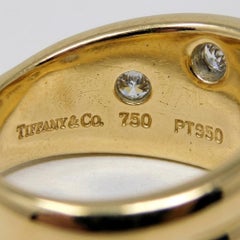 Tiffany & Co. Etoile Diamond Crossover Band Ring in 18k Yellow Gold