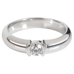 Tiffany & Co. Etoile Diamond Engagement Ring in Platinum G VS1 0.2 CTW