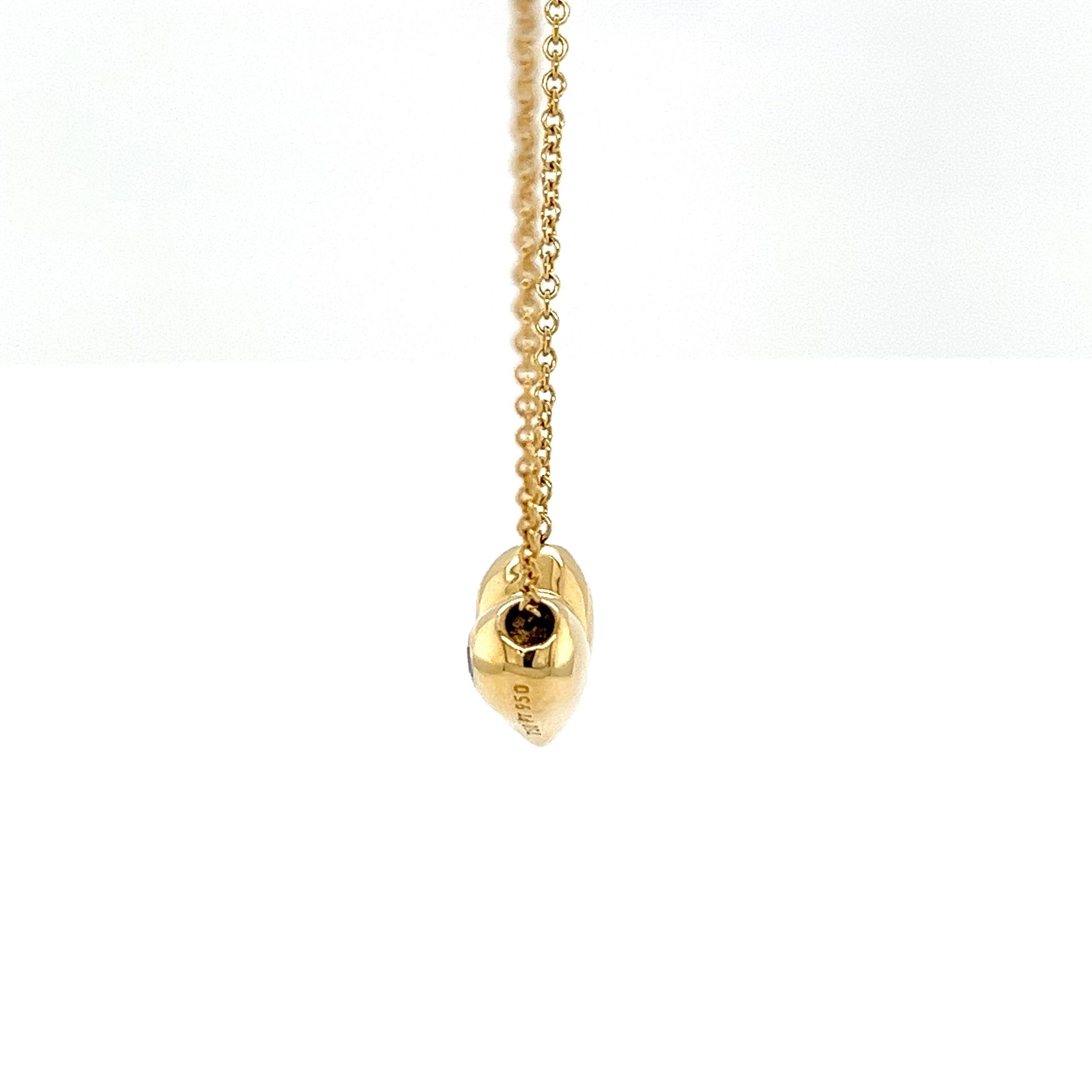 Tiffany & Co. Etoile Diamond Heart Necklace in 18ct Yellow Gold 2