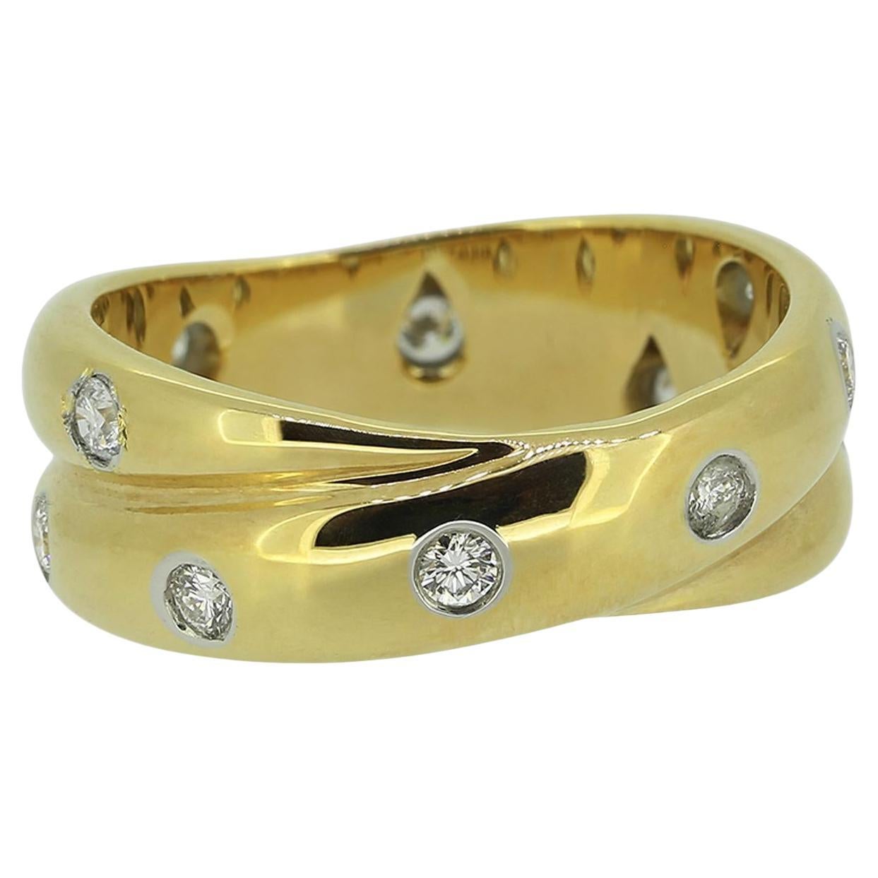 Tiffany & Co. Anillo de diamantes Etoile talla K (50) en venta