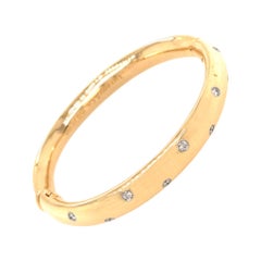 Tiffany & Co. Etoile Diamond Vintage Bangle Bracelet