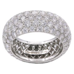 Tiffany & Co. Etoile Five-Row Ring Platinum