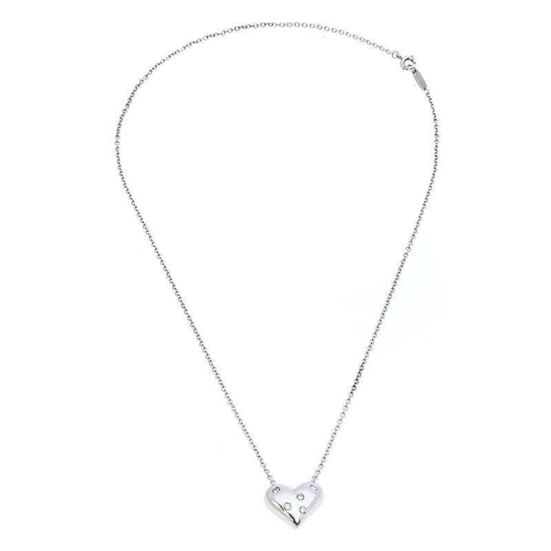 tiffany 5 heart necklace