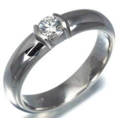 TIFFANY & Co. Anillo de compromiso de diamantes Etoile en platino de 0,19 ct 5,25