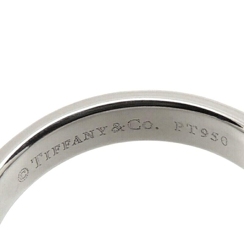 Women's TIFFANY & Co. Etoile Platinum .20ct Solitaire Diamond Engagement Ring 4.75 For Sale
