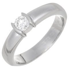 TIFFANY & Co. Etoile Platin .20ct Solitär Diamant Verlobungsring 4.75