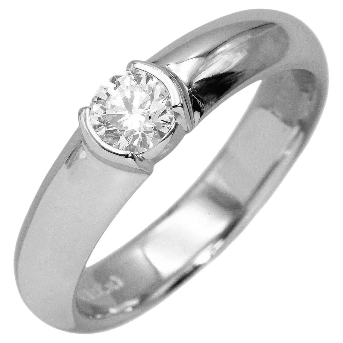 TIFFANY & Co. Anello di fidanzamento Etoile in platino con diamante da 0,26 carati 5,5 con certificato in vendita