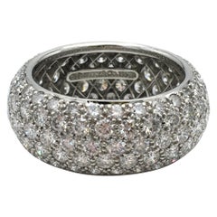 Tiffany & Co. 'Etoile' Platinum and Diamond Band Ring