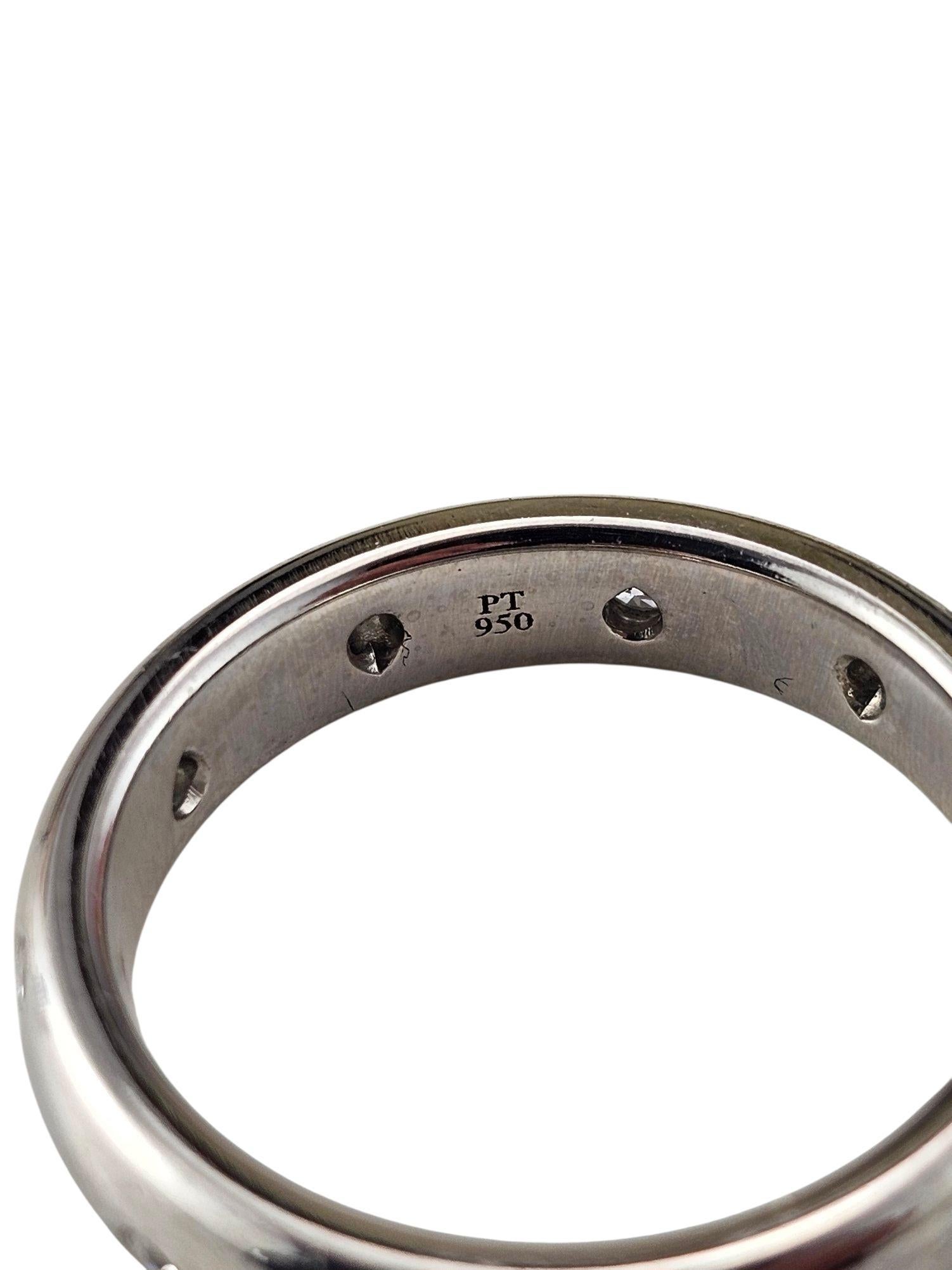 Tiffany & Co. Anillo Etoile de platino y diamantes talla 6.25 #23875 en Bueno estado para la venta en Washington Depot, CT