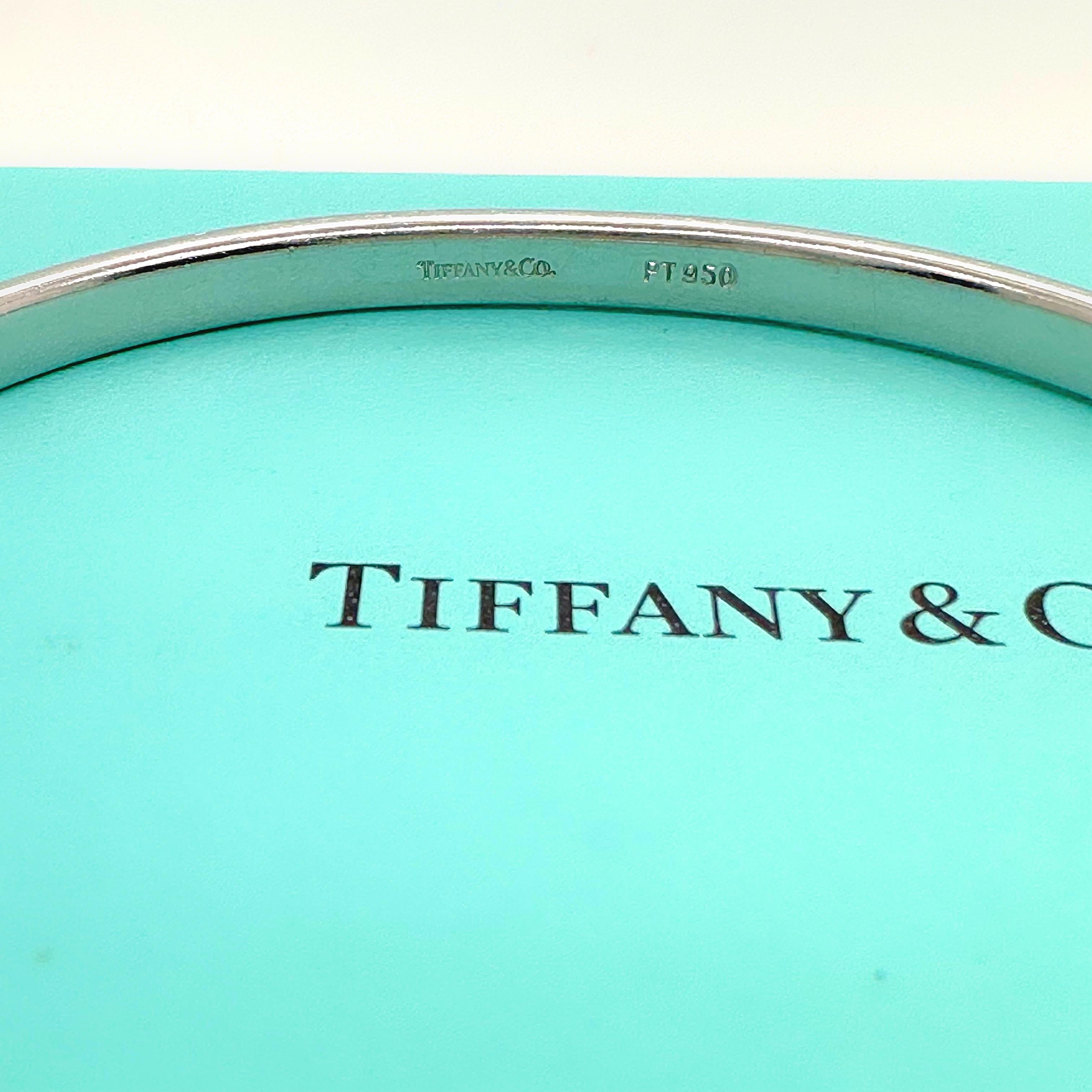 Tiffany & Co. Platin-Armreif von Etoile mit Diamanten 8