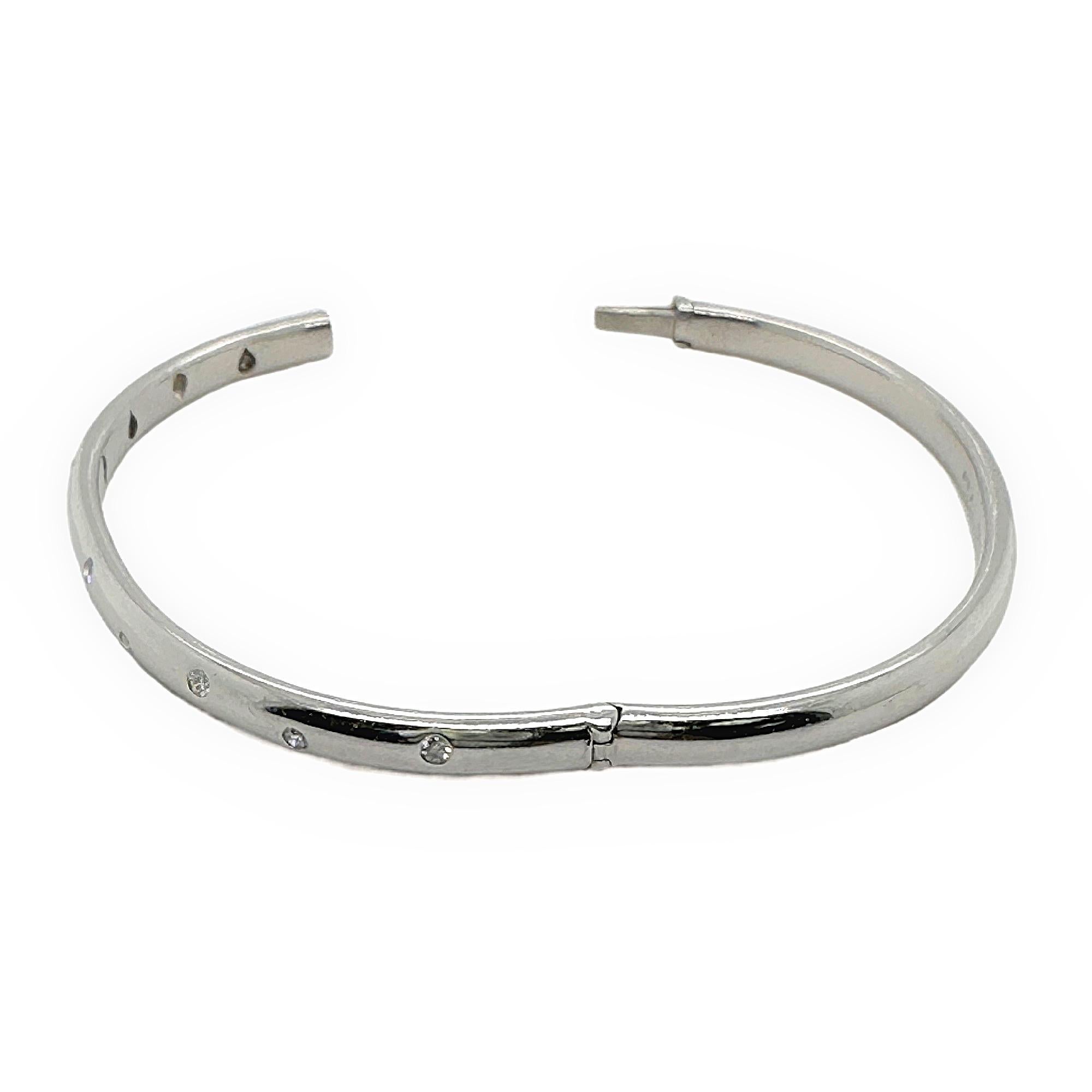 Tiffany & Co. Platin-Armreif von Etoile mit Diamanten im Zustand „Hervorragend“ in San Diego, CA