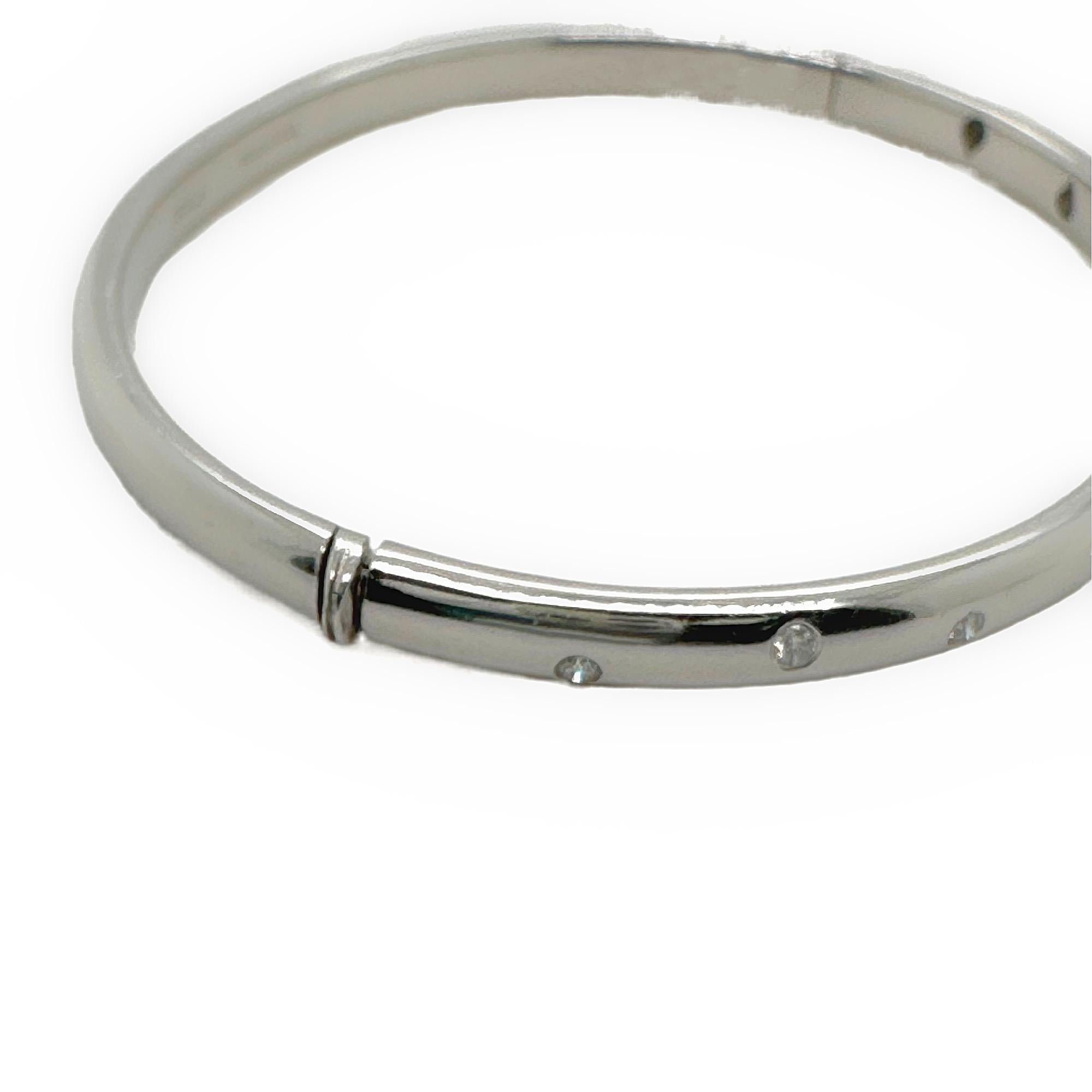 Tiffany & Co. Platin-Armreif von Etoile mit Diamanten 1