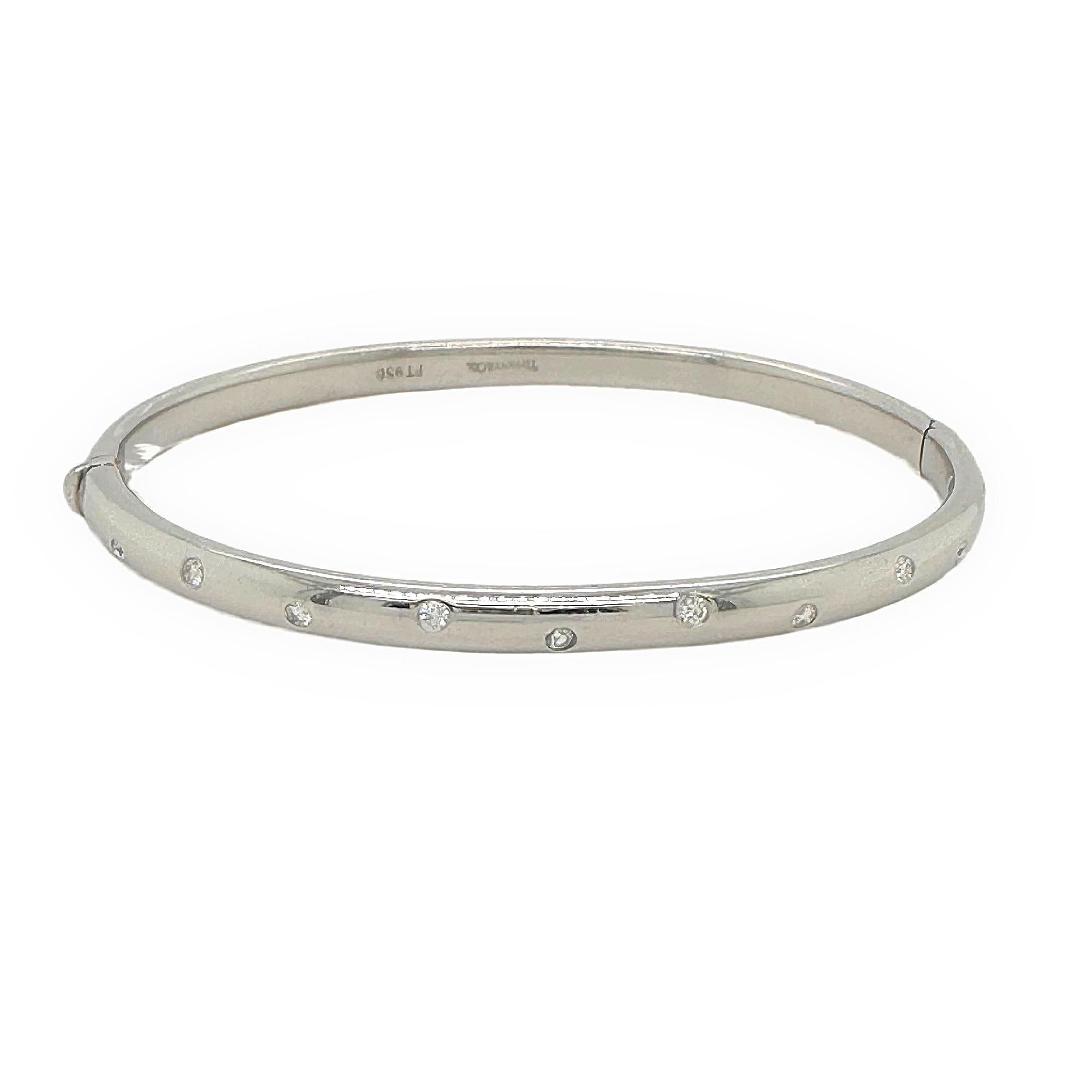 Tiffany & Co. Platin-Armreif von Etoile mit Diamanten 2