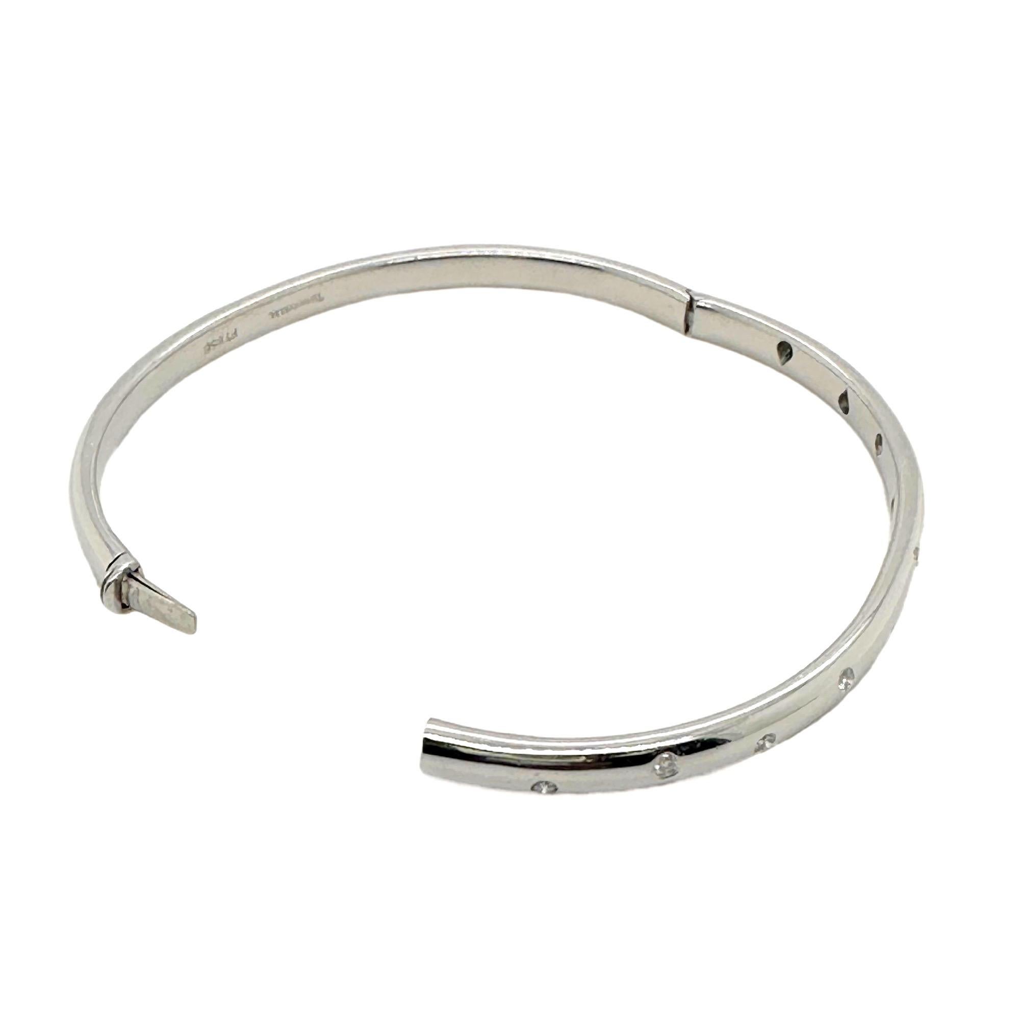 Tiffany & Co. Platin-Armreif von Etoile mit Diamanten 4