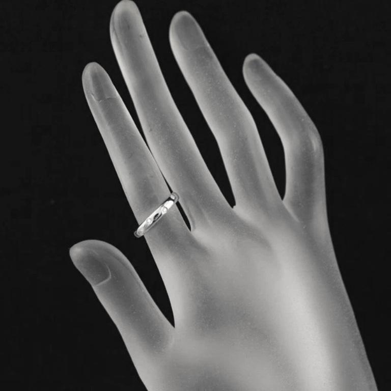 TIFFANY & Co. Anello Etoile in platino con diamante da 3 mm 5 In condizioni ottime in vendita a Los Angeles, CA