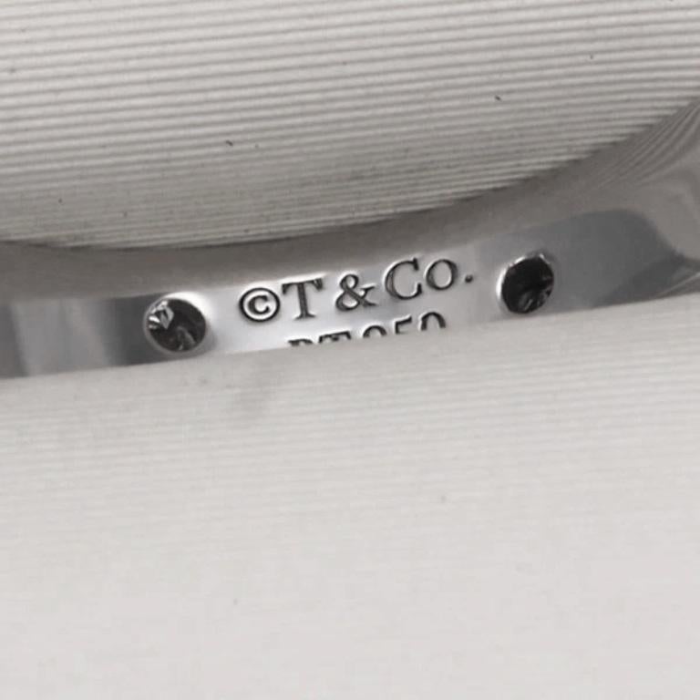 Donna TIFFANY & Co. Anello Etoile in platino con diamante da 3 mm 5 in vendita