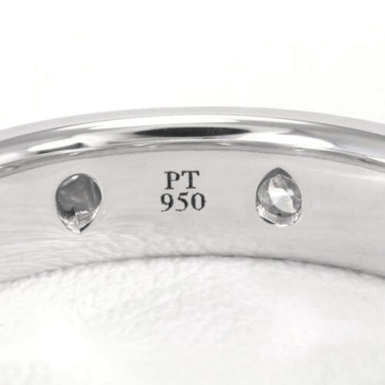 De las mujeres TIFFANY & Co. Anillo Etoile Platino Diamante 4mm 4.5 en venta