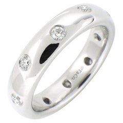 TIFFANY & Co. Anello Etoile in platino con diamante da 4 mm 4,5