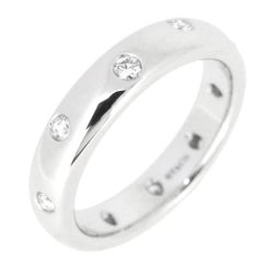 TIFFANY & Co. Anillo Etoile Platino Diamante 4mm 5.5 Nuevo