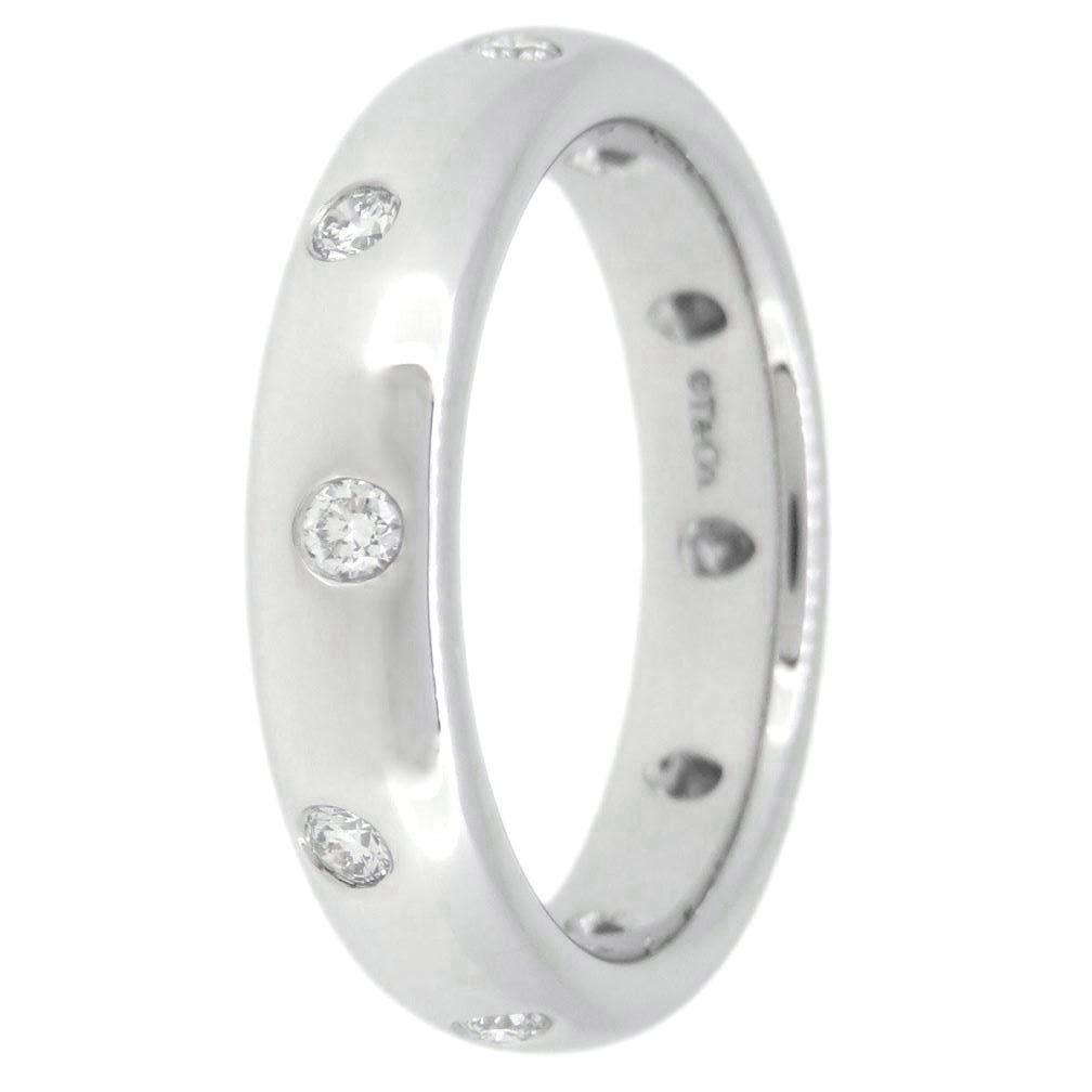 TIFFANY & Co. Anello Etoile in platino con diamante da 4 mm, 5,5 &New in vendita 1