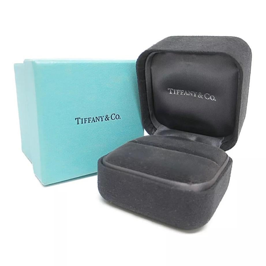TIFFANY & Co. Etoile Platinum Diamond 4mm Band Ring 6 For Sale 3