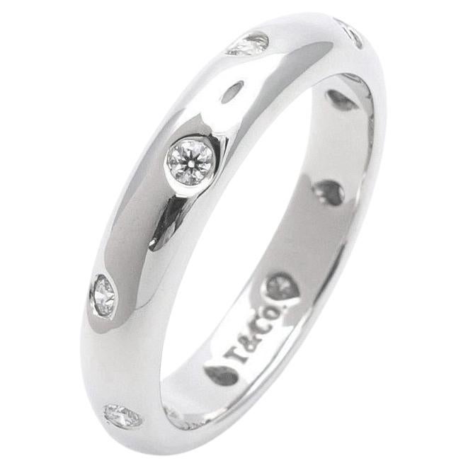 TIFFANY & Co. Anillo Etoile Platino Diamante 4mm 7