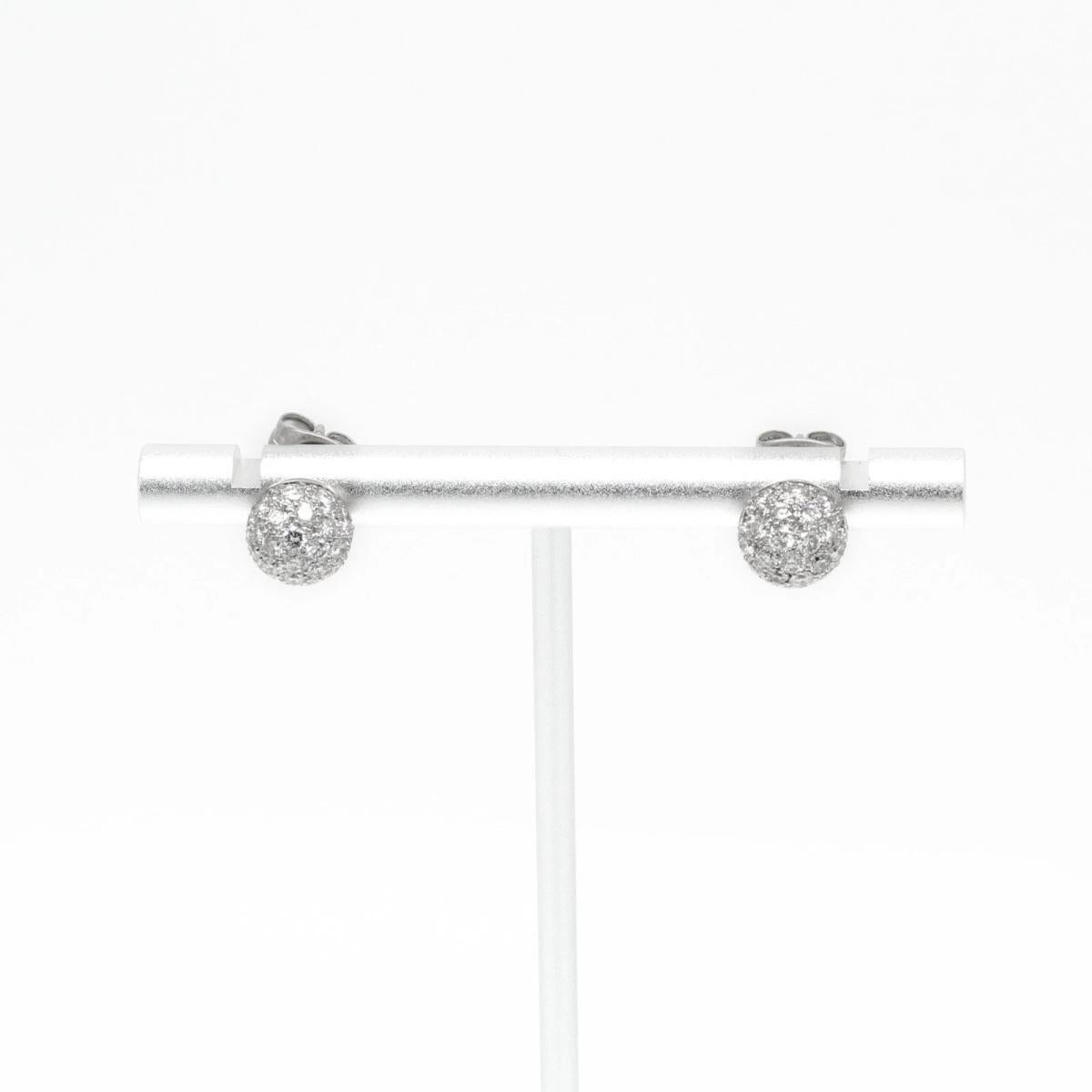 Donna TIFFANY & CO. Orecchini a sfera con diamante in platino Etoile in vendita