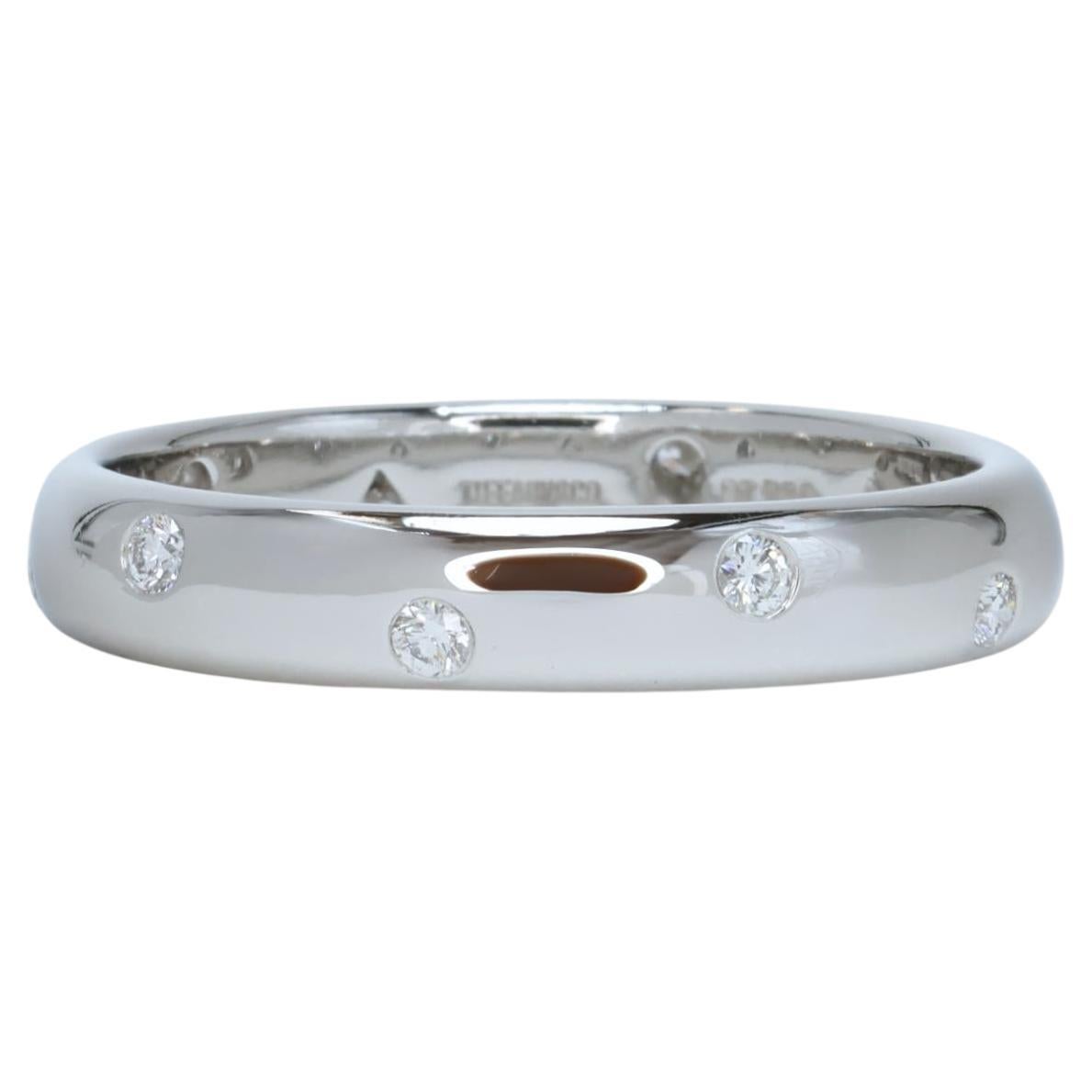 Tiffany & Co. Etoile Platin & Diamant Band