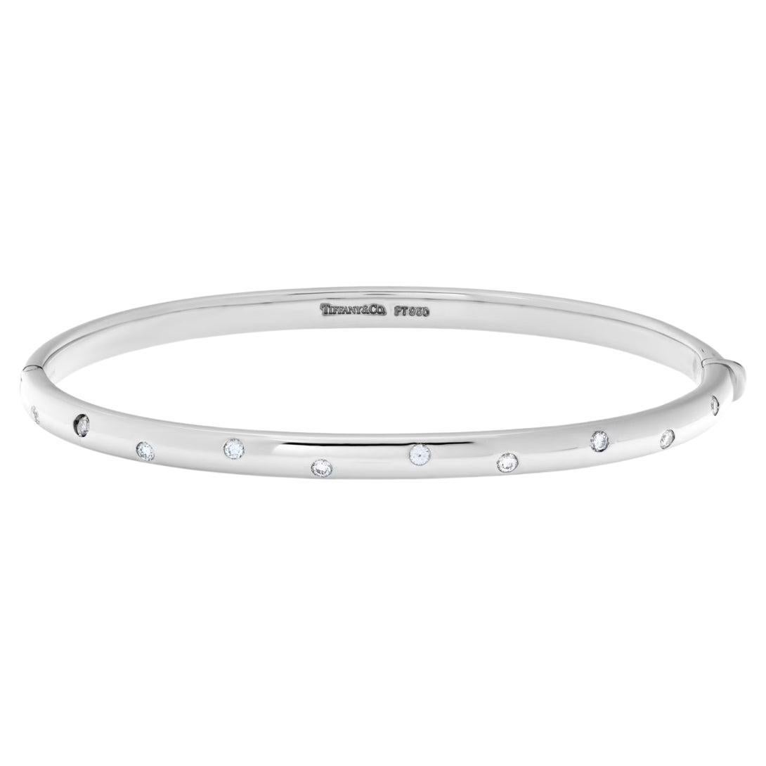 TIFFANY & Co. Bracelet Etoile en platine avec diamants