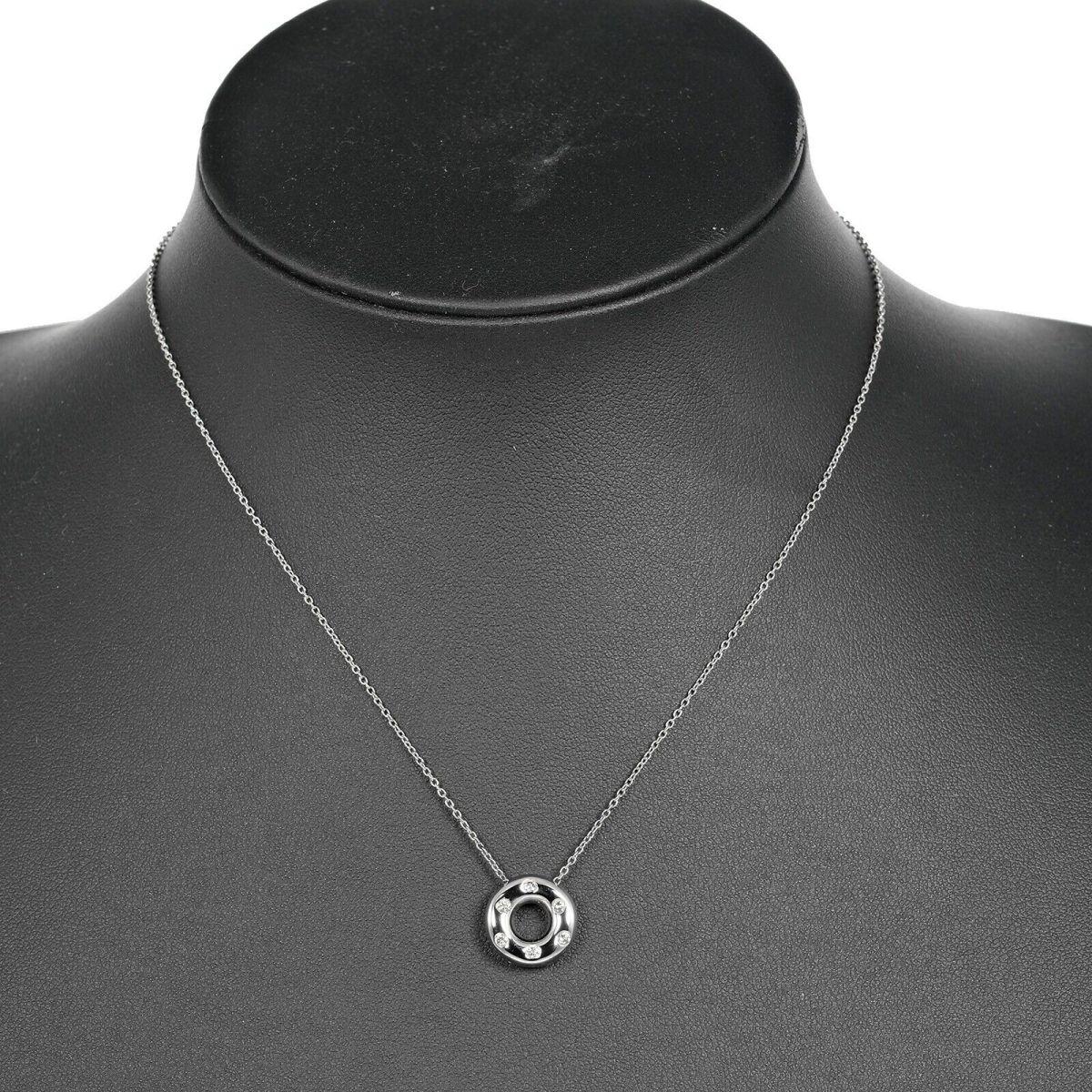TIFFANY & Co. Collar Colgante Círculo de Diamantes Platino Etoile en venta 1