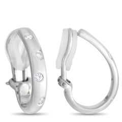 Tiffany & Co. Etoile Platinum Diamond Earrings