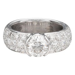 Tiffany & Co. Etoile Platinum Diamond Ring