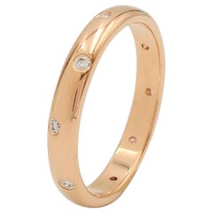 Tiffany & Co. 'Etoile' Rose Gold and Diamond Band Ring