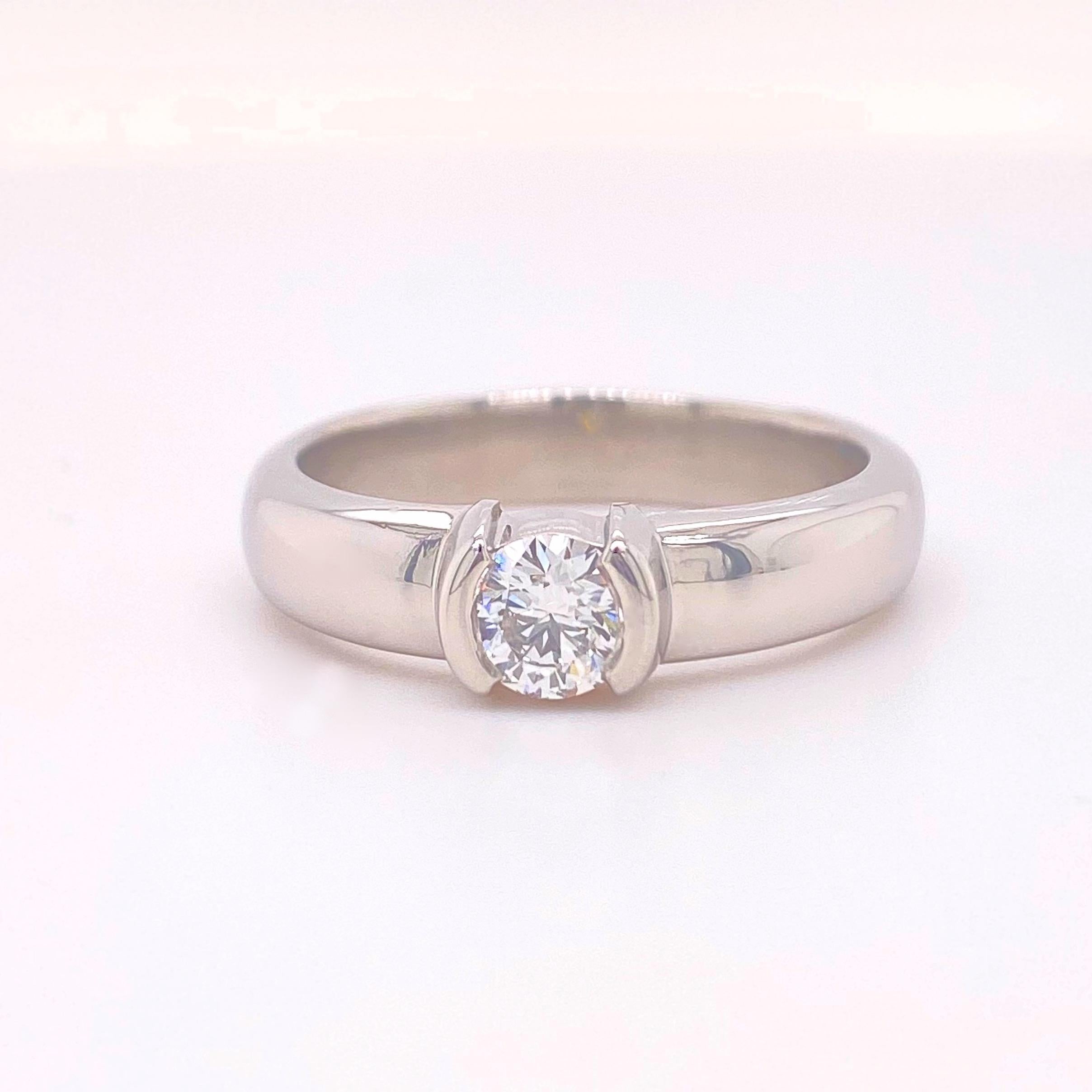 Tiffany & Co Etoile Round Diamond 0.43 Carat E VS1 Engagement Ring Papers 4