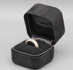 Tiffany & Co. Etoile Soleste 4 Row Diamond Platinum Eternity Band Size 5.75