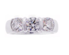 Tiffany & Co. Etoile Three-Stone Diamond Ring