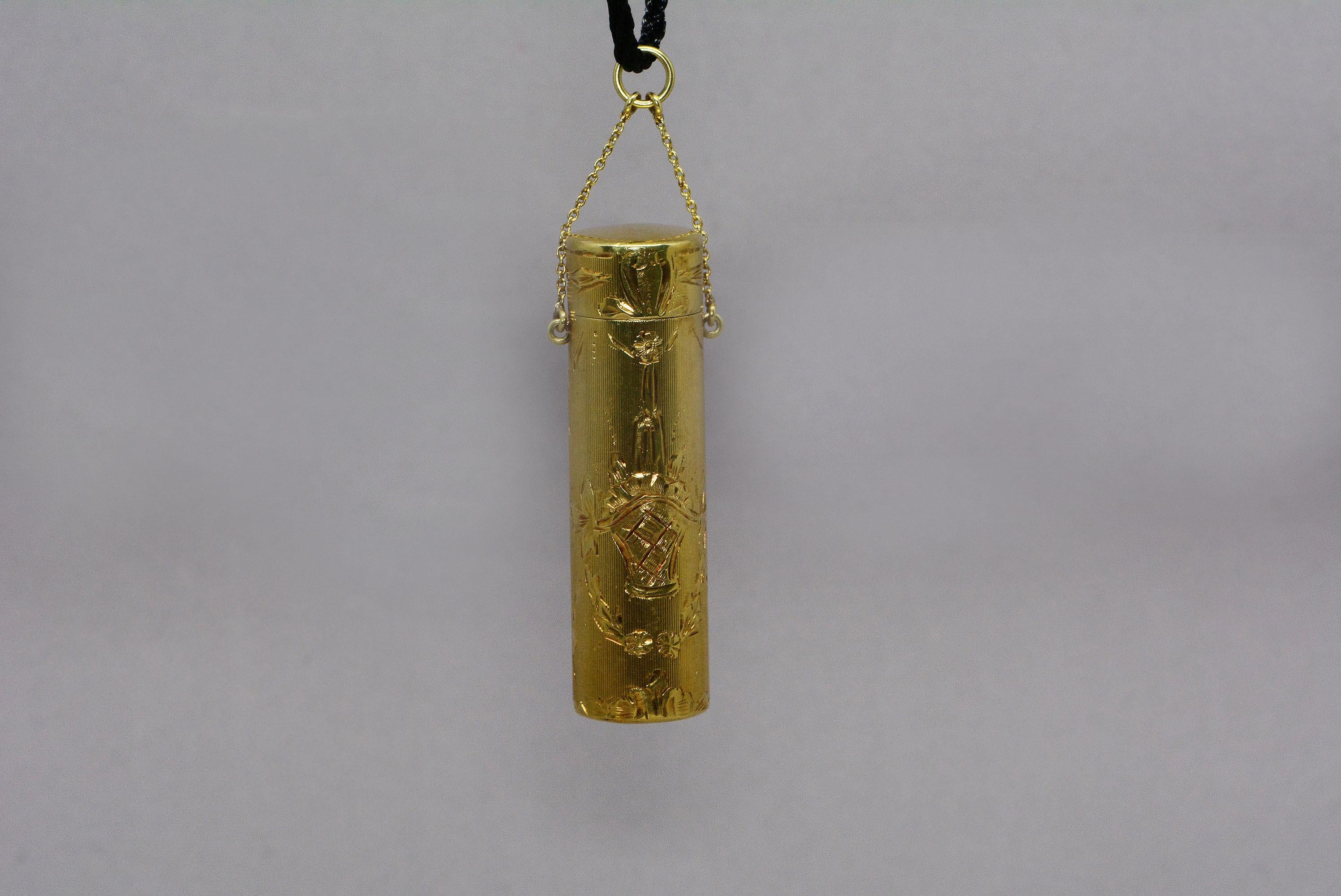 Art Nouveau Tiffany & Co. Fancy Gold Object 14 Karat Yellow Gold
