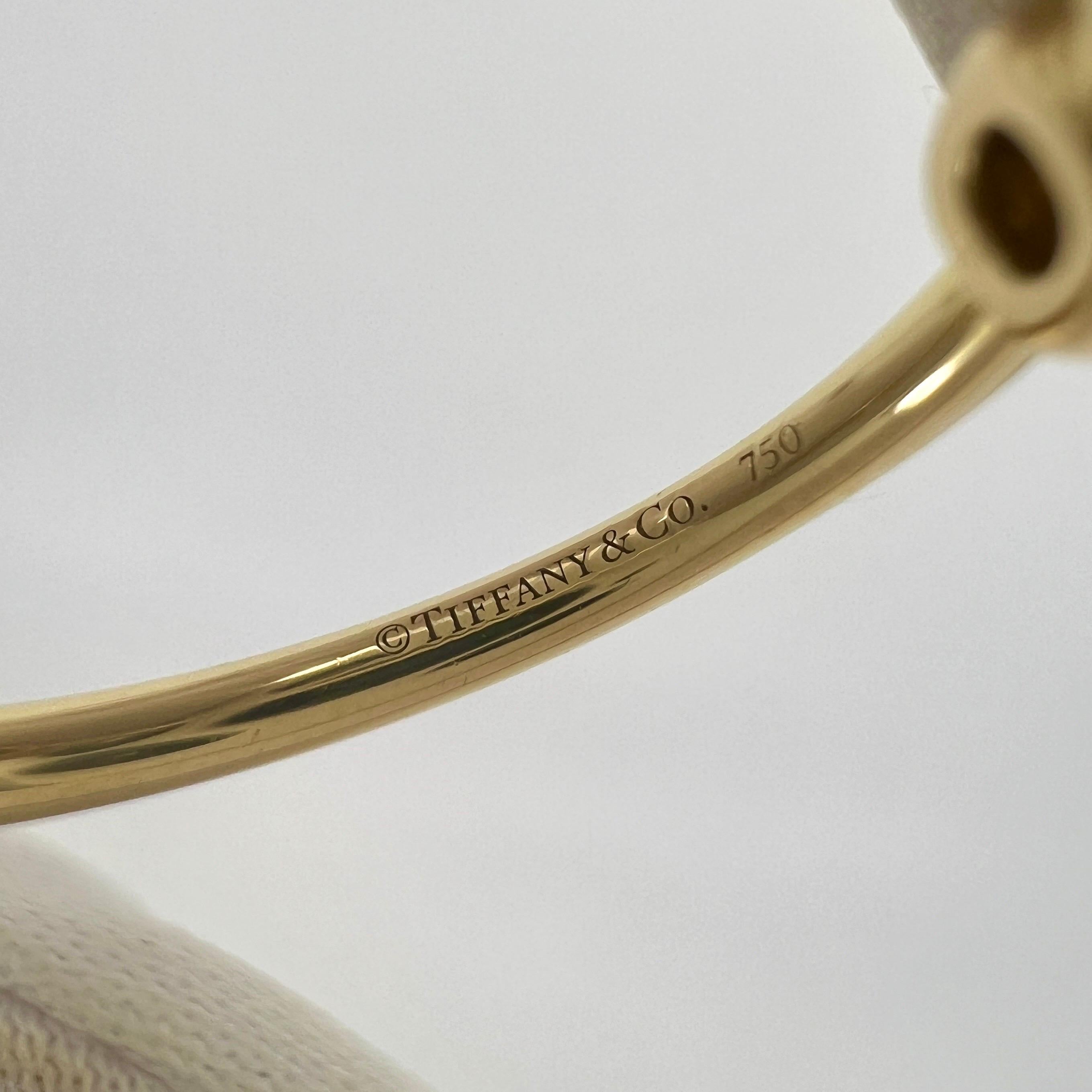 Tiffany & Co. Solitärring mit gelbem Fancy-Diamant im Kissenschliff 0,27 Karat 18k Gold 2