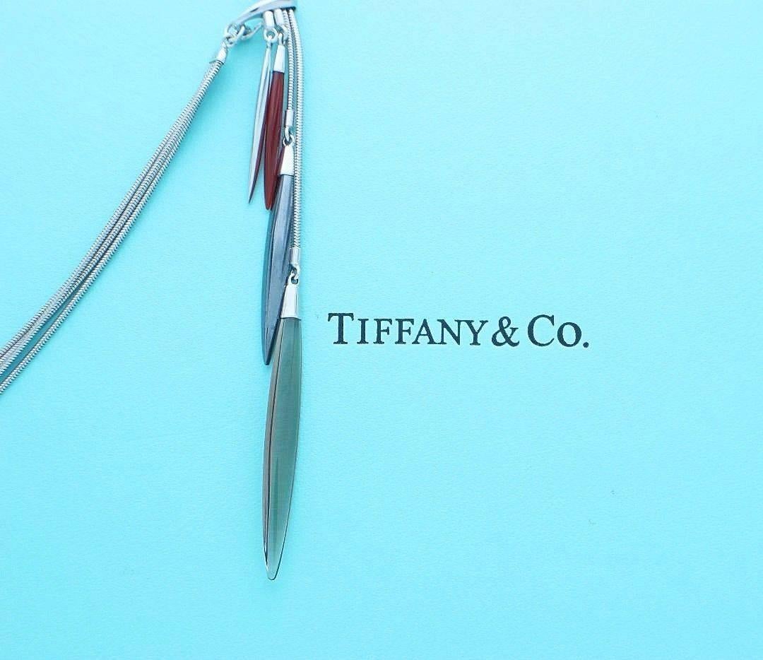 tiffany feather necklace