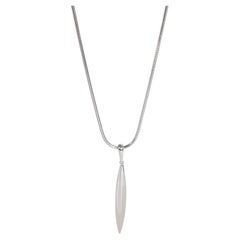 Tiffany & Co. Feather Pendant in 18K White Gold