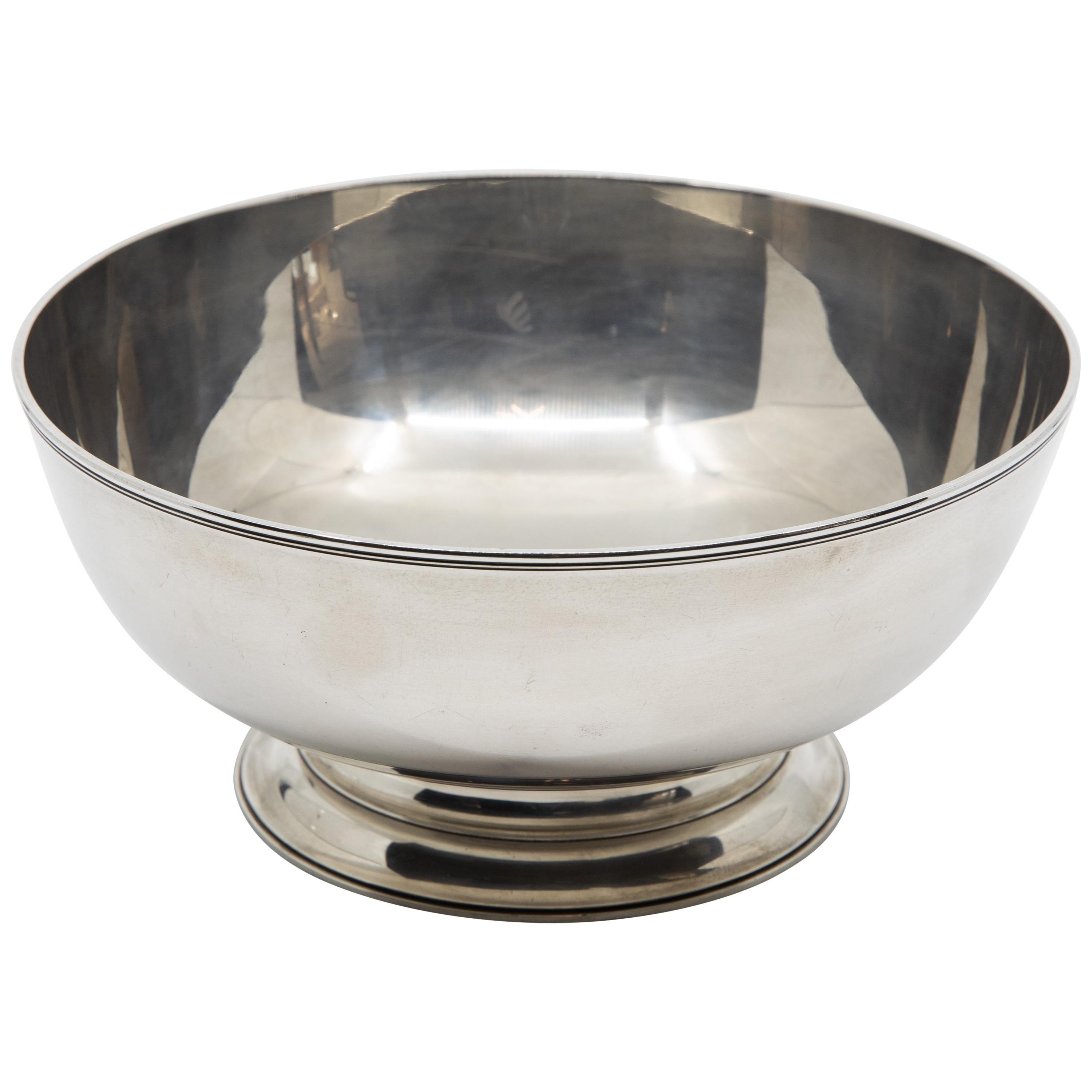 Tiffany & Co. Federal-Style Sterling Silver Footed Bowl