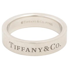 Tiffany & Co. Flat Band Ring Platinum