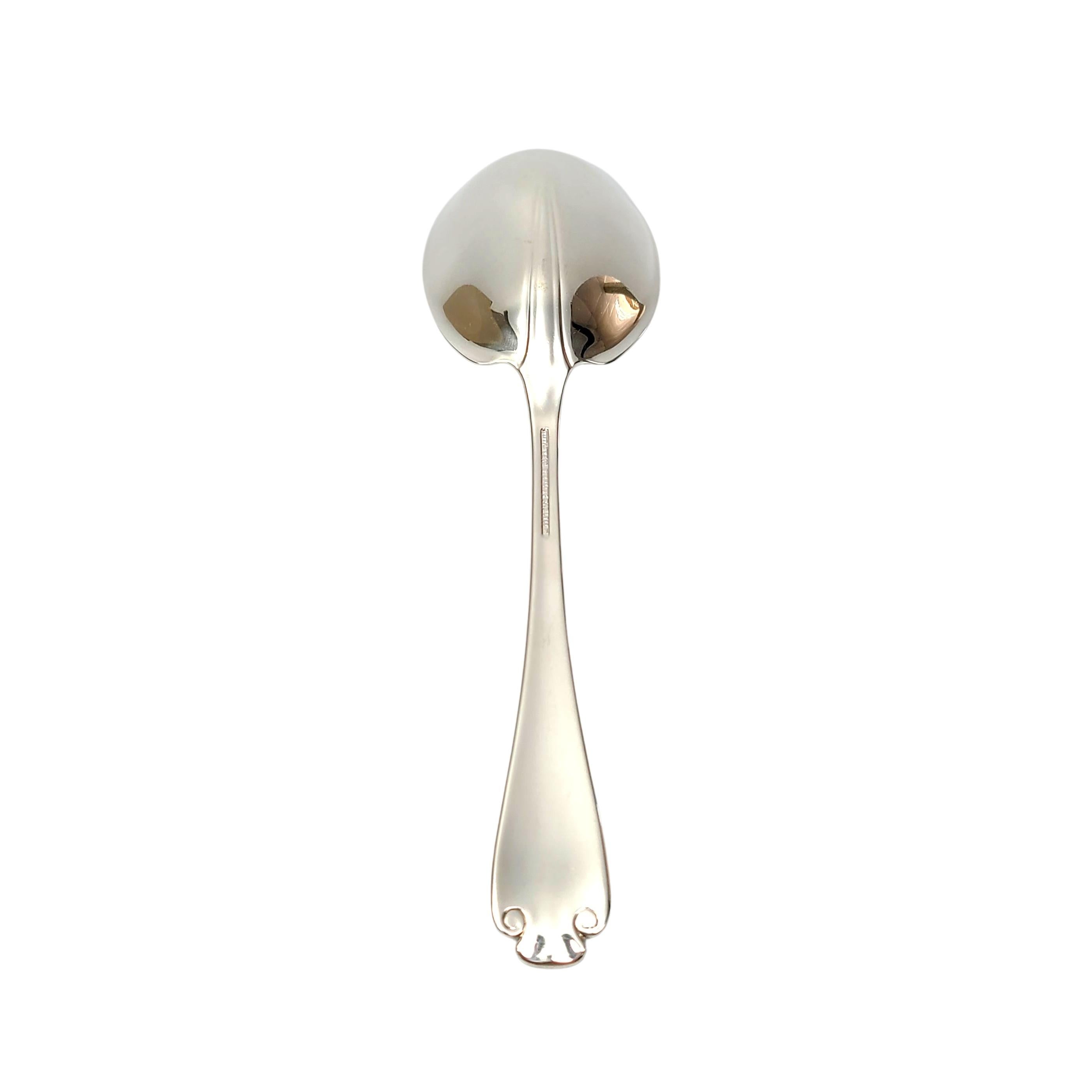 Sterling silver berry or casserole spoon by Tiffany & Co in the Flemish pattern.

Monogram appears to be EWM

Beautiful heavy serving spoon in the Flemish pattern, featuring a simple and elegant scroll design, making it a timeless classic that is
