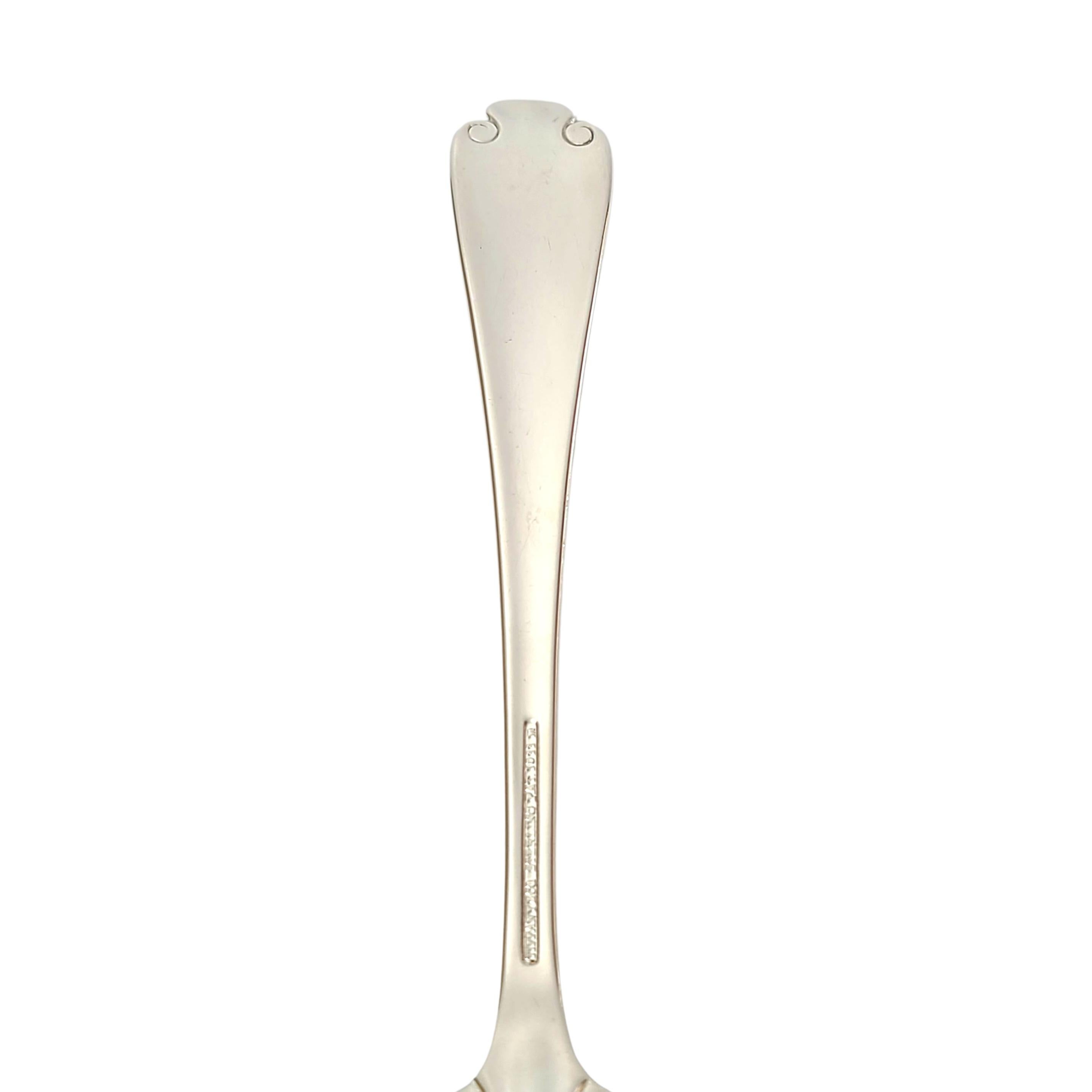 Tiffany & Co. Flemish Sterling Silver Berry/Casserole Spoon with Mono In Good Condition In Washington Depot, CT