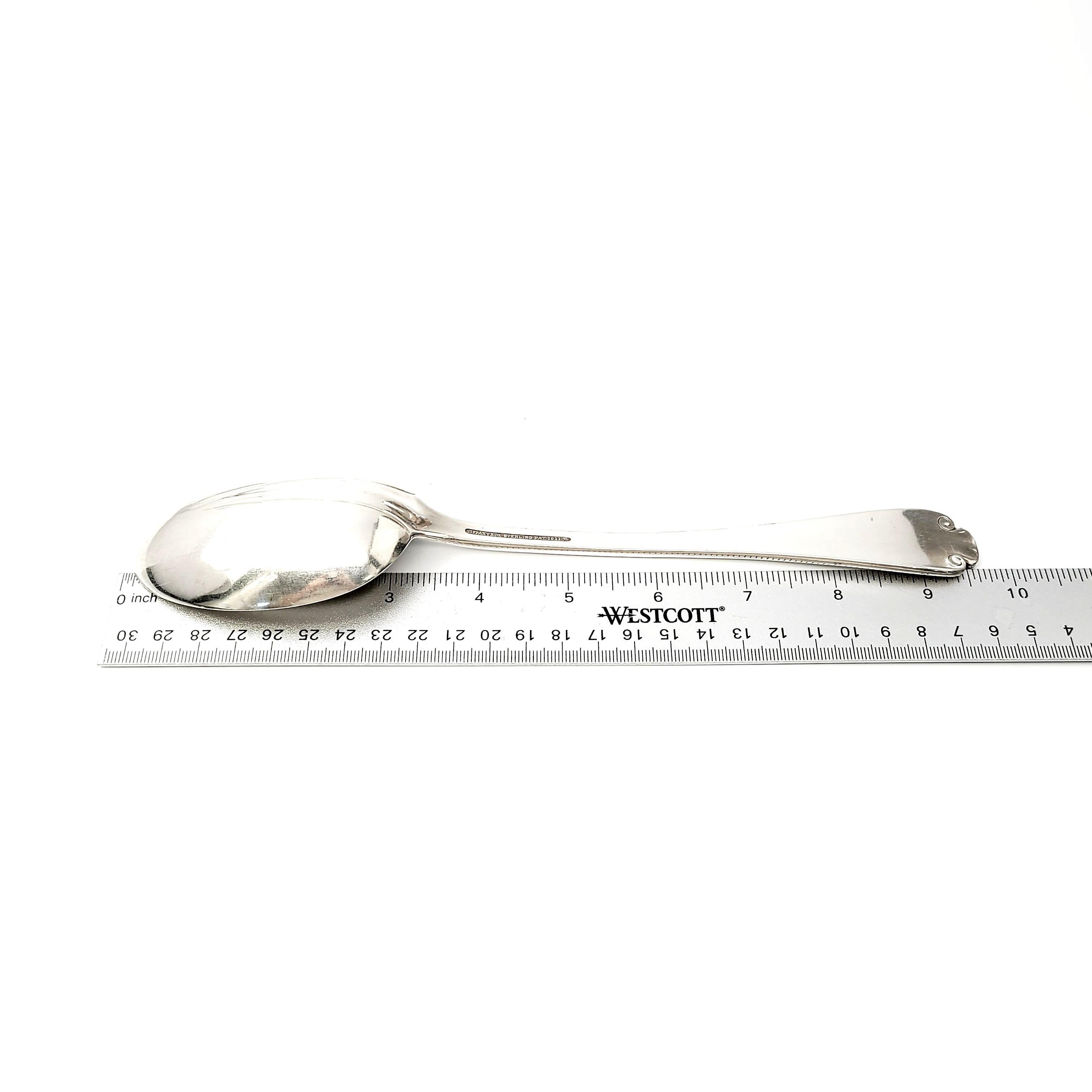 Tiffany & Co. Flemish Sterling Silver Cold Meat Fork & Vegetable Serving Spoon A 5