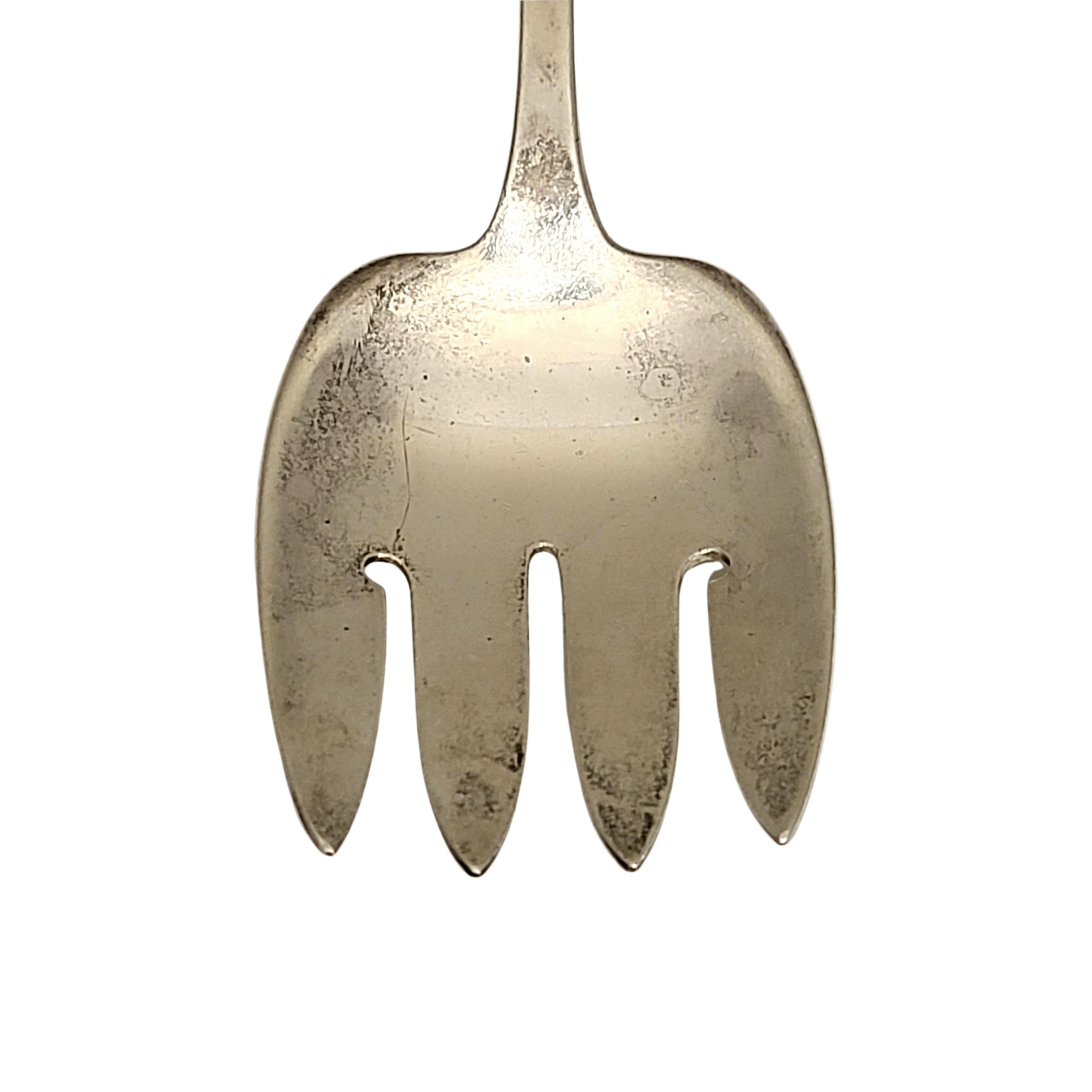Große flämische Fischserviergabel aus Sterlingsilber von Tiffany & Co mit Monogramm 1