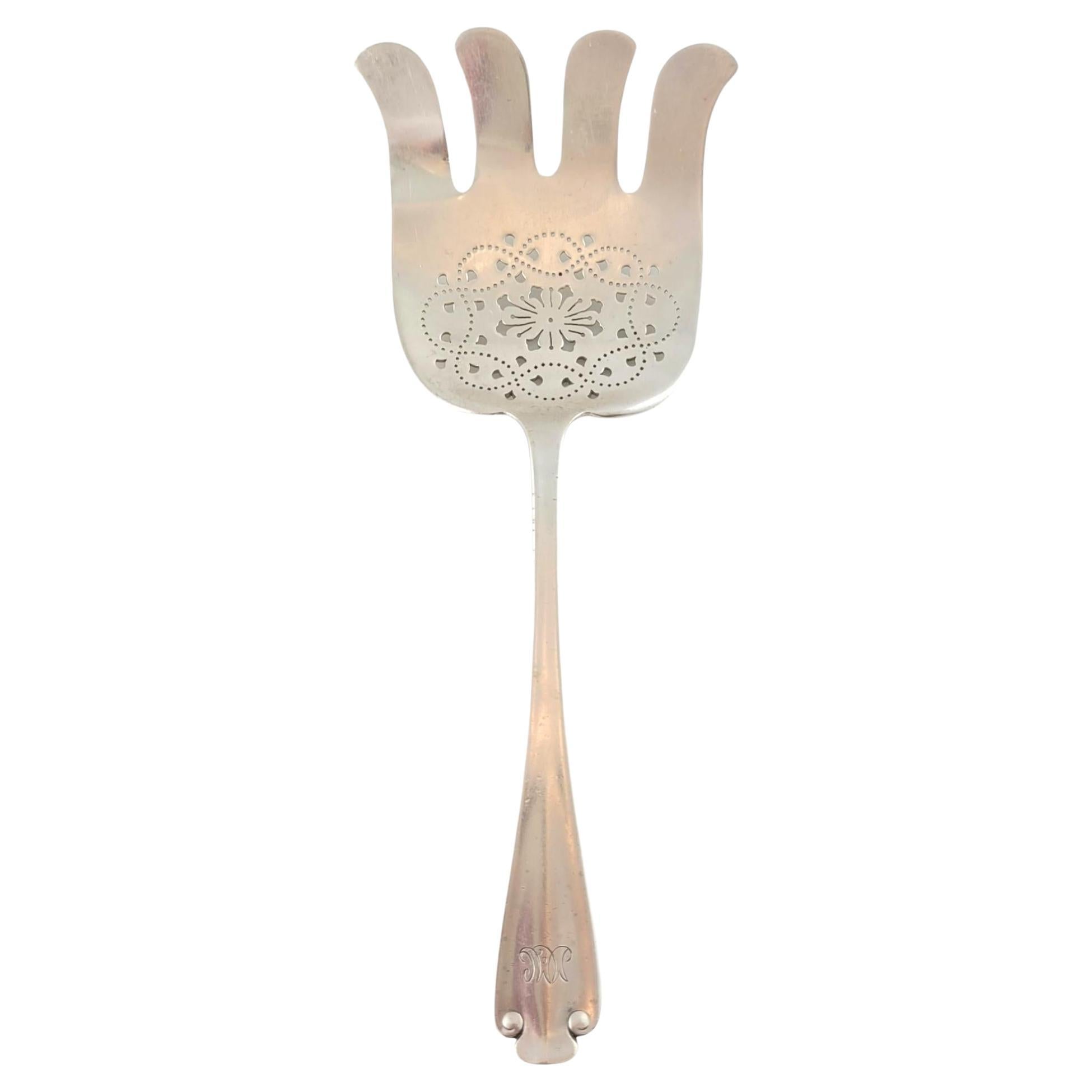Tiffany & Co. Flemish Sterling Silver Large Solid Asparagus Serving Fork #18042