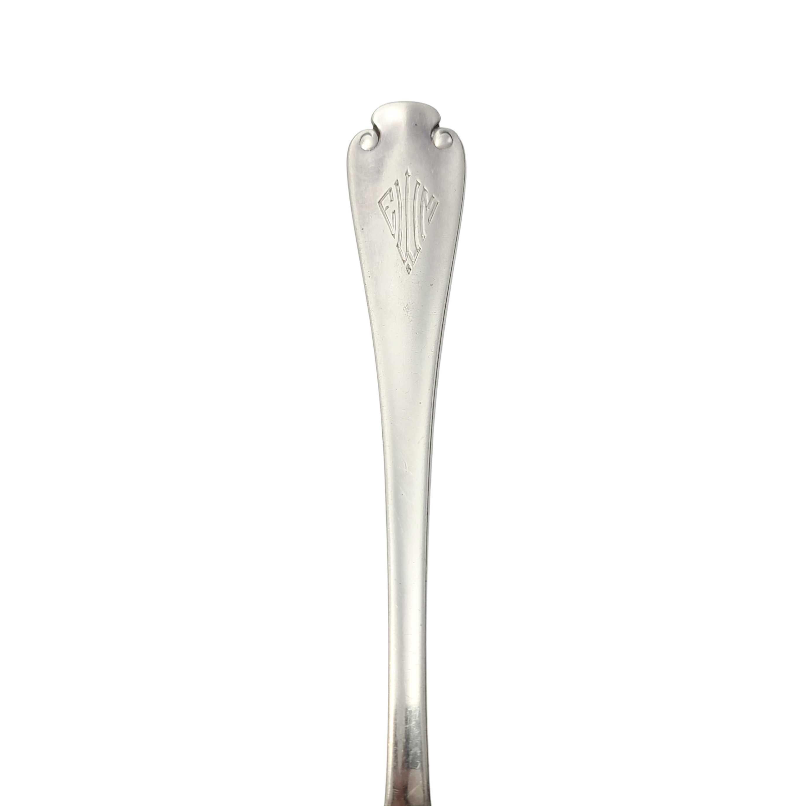 Tiffany & Co Flemish Sterling Silver Pierced Tomato Server with Monogram In Good Condition In Washington Depot, CT